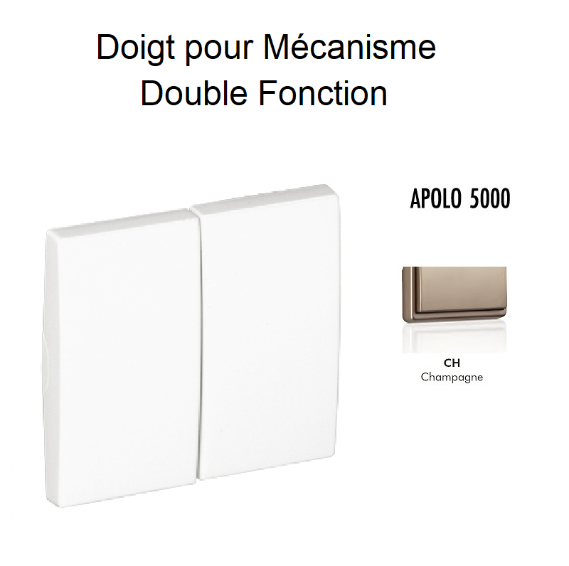 Doigt Double Fonction APOLO5000 50614TCH Champagne