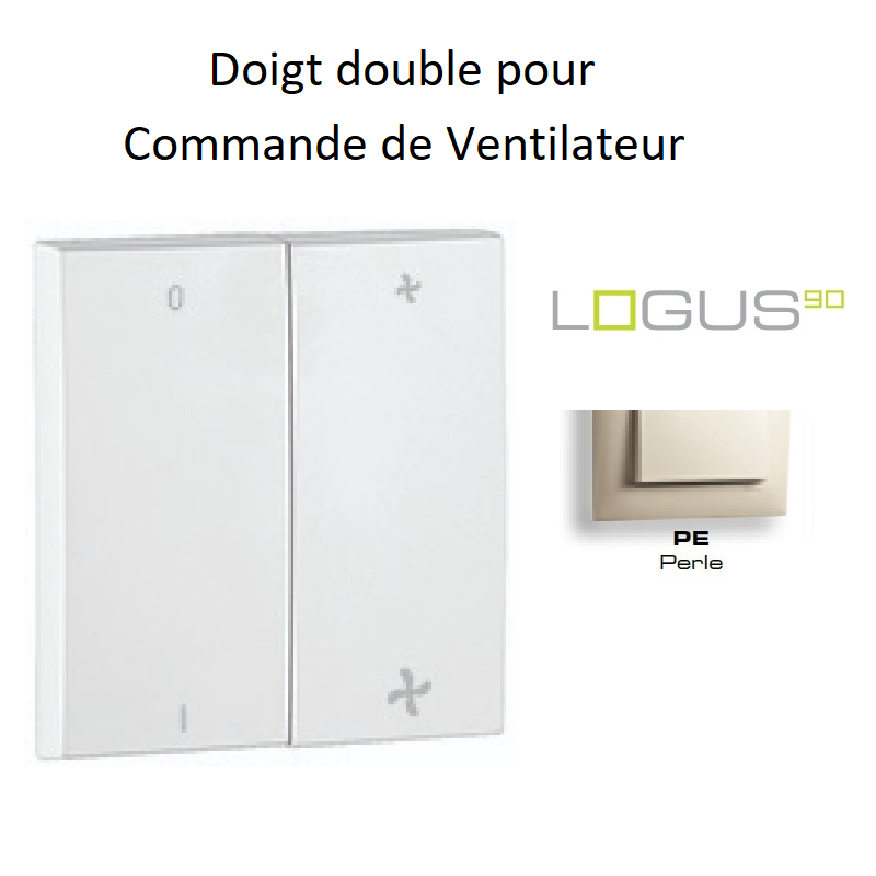 Doigt double pour commande ventillateurs LOGUS 90616TPE