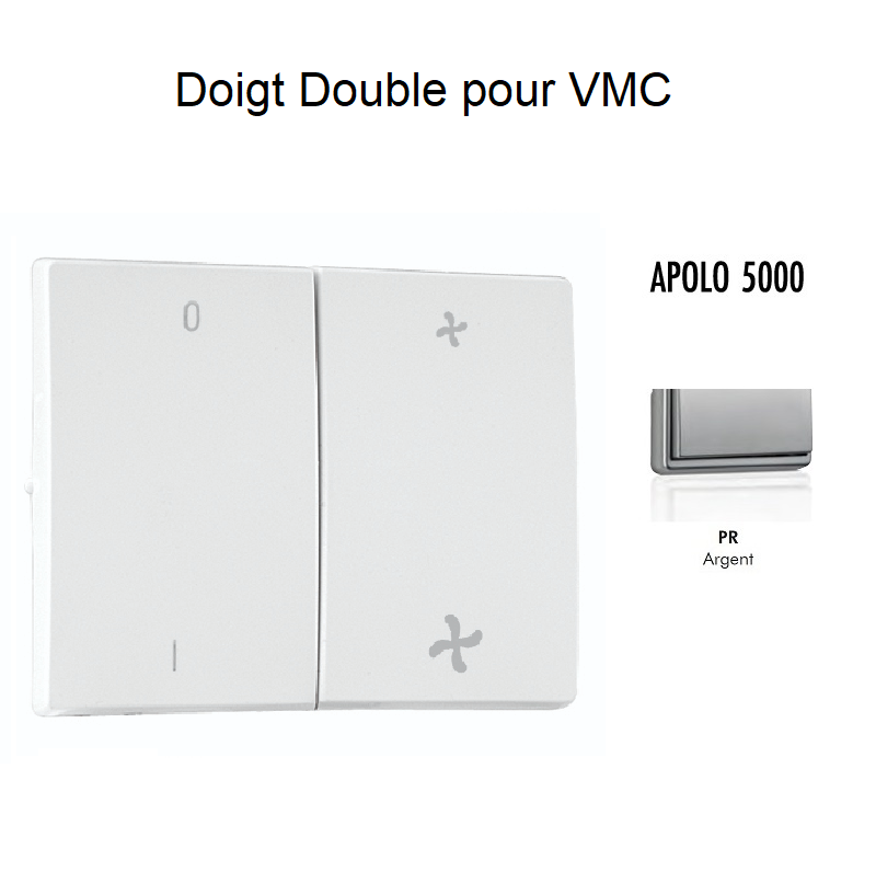 Doigt avec 2 symboles ventilateur APOLO5000 50616TPR