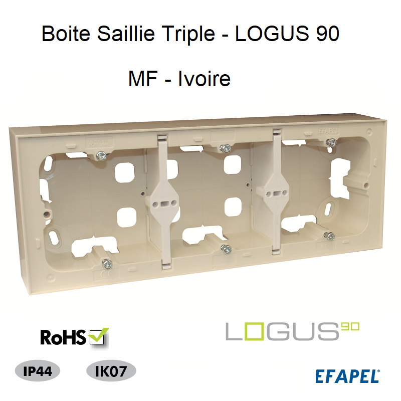 Boite Saillie triple pour Logus90  10995AMF