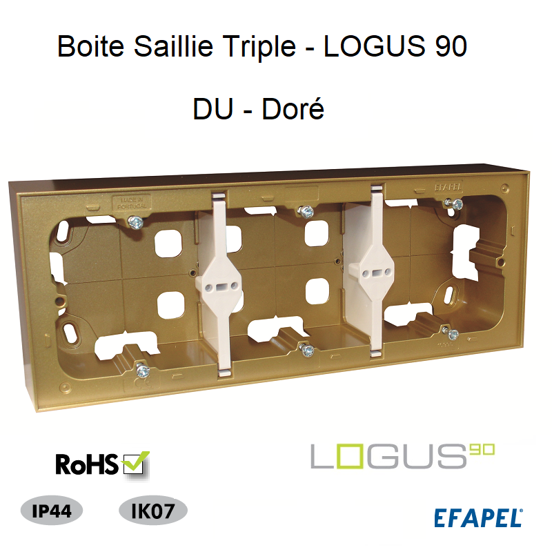 Boite Saillie triple pour Logus90  10995ADU