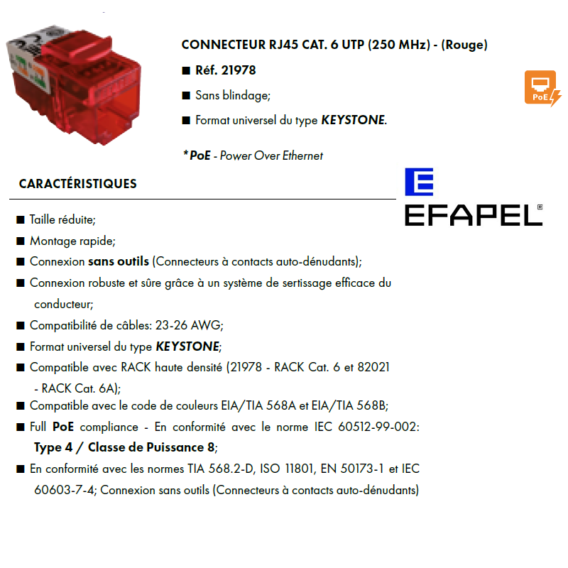 BKL Electronic Fiche RJ45, sans outil, STP, Cat 6A 10121201 mâle, droit  Nombre de pôles 8P8C argent 1 pc(s) - Conrad Electronic France