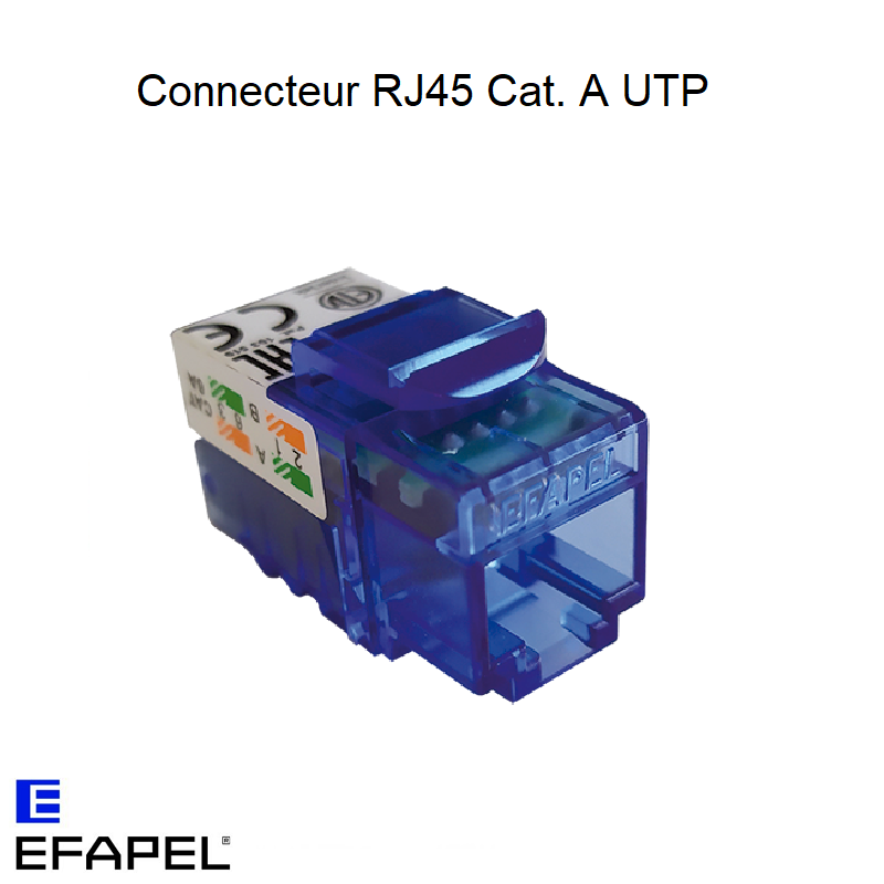 Connecteur RJ45 Cat. 6a montage rapide