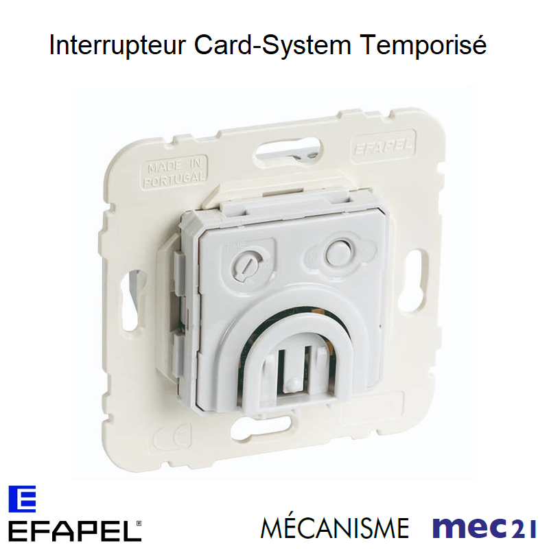 Mécanisme d\'Interrupteur Card System Temporisé