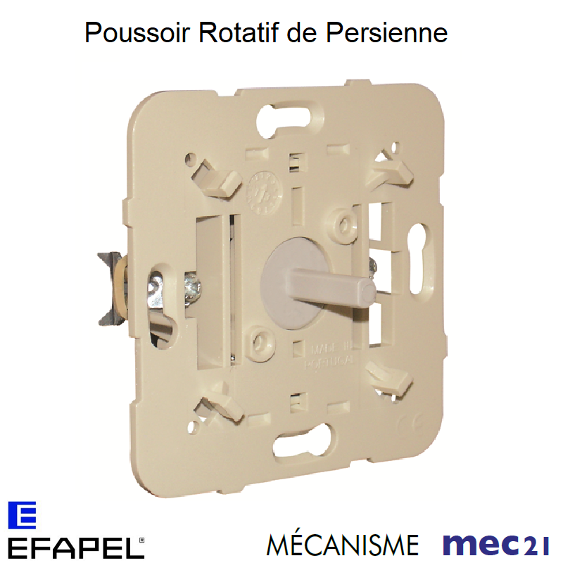 Mécanisme poussoir rotatif de persienne mec 21303