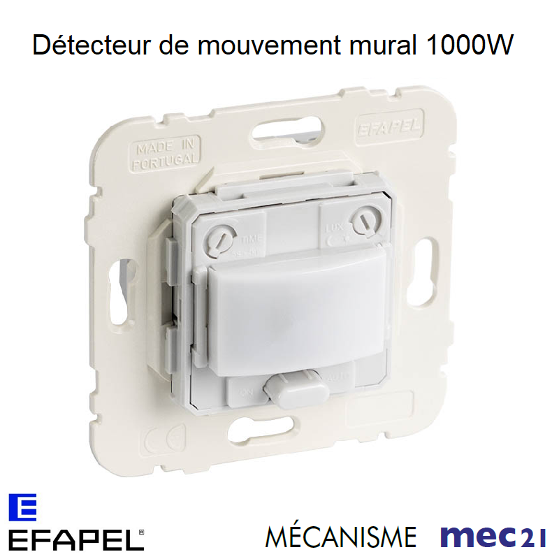 Mécanisme de Détecteur de Mouvement - Installation Murale 1000W