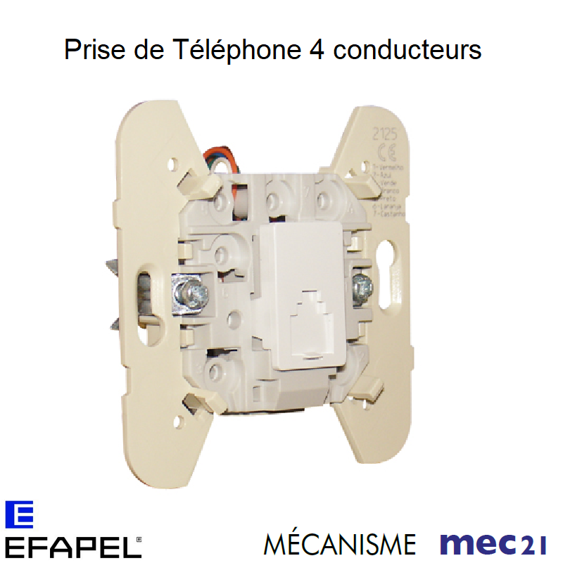 Mécanisme de Prise de téléphone - 4 Conducteurs