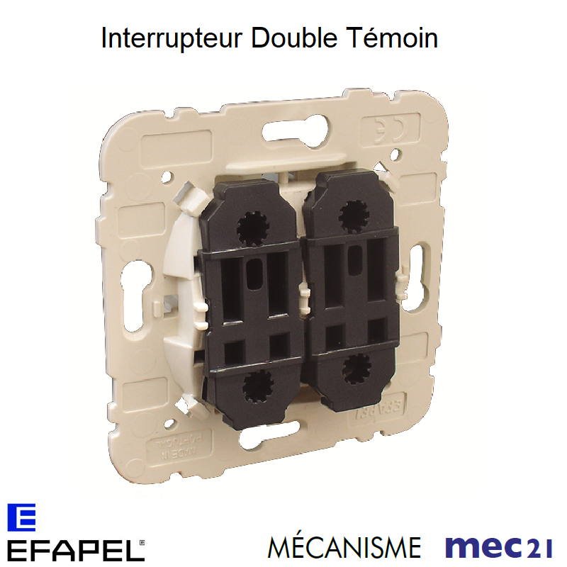 Mécanisme d'Interrupteur Temporisé - Les mécanismes MEC21 EFAPEL