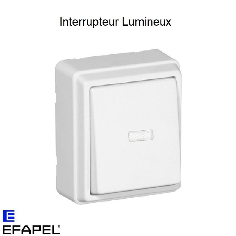 Interrupteur Lumineux Blanc