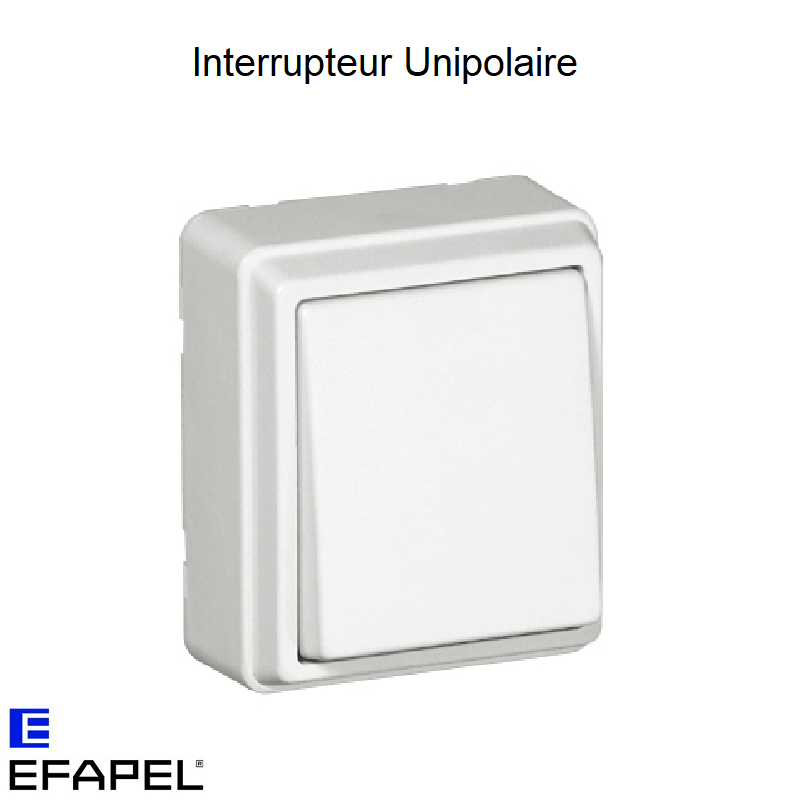 Interrupteur et prise de courant inviolable Eaton, blanc, 15 A, unipolaire  TR7730W-SP-L