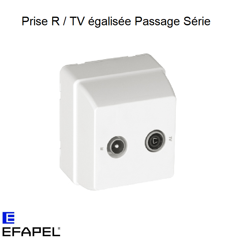 Prise R-TV Egalisée Passage Série