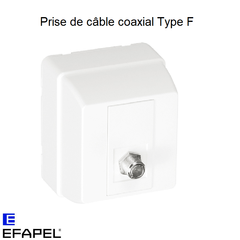 Prise de Câble Coaxial Type F