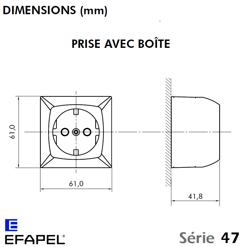 Dimensions prise 47