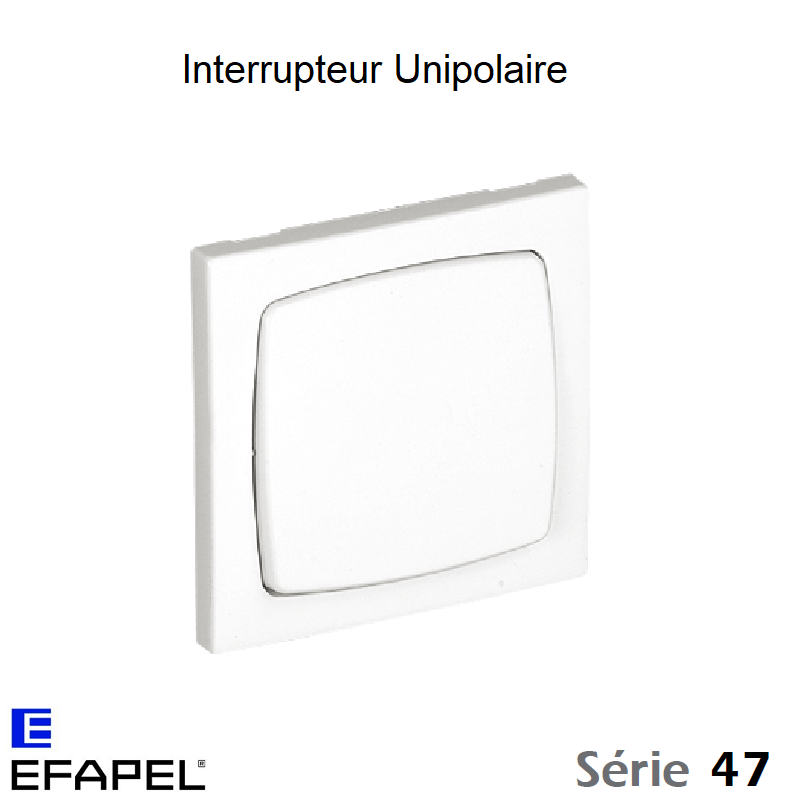 Interrupteur Unipolaire - Série 47