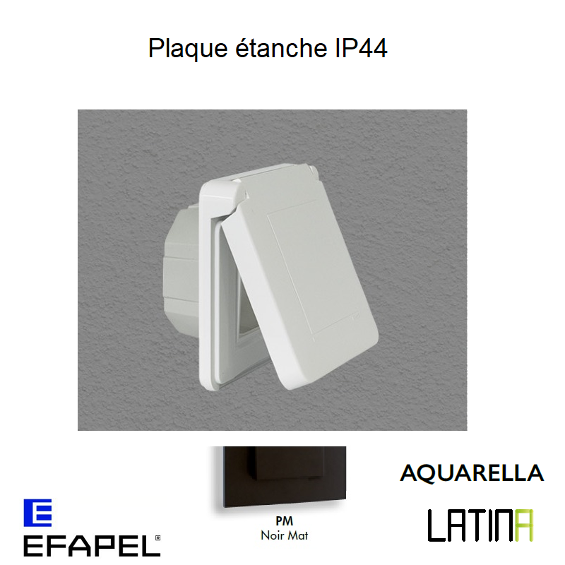 plaque-etanche-ip44-42961tpm-noir-mat