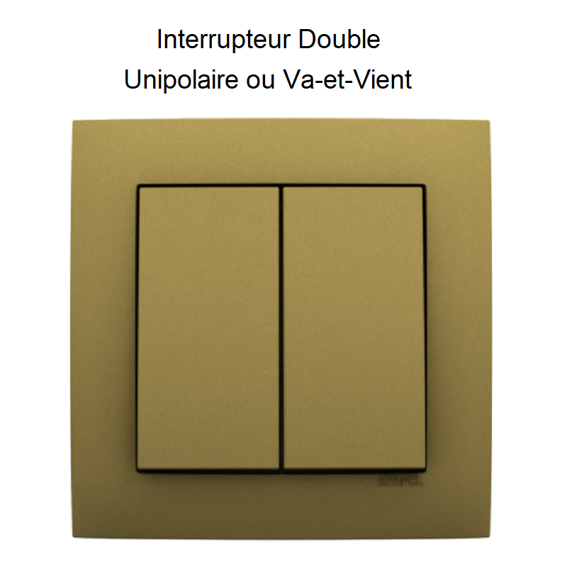 Interrupteur double CDU