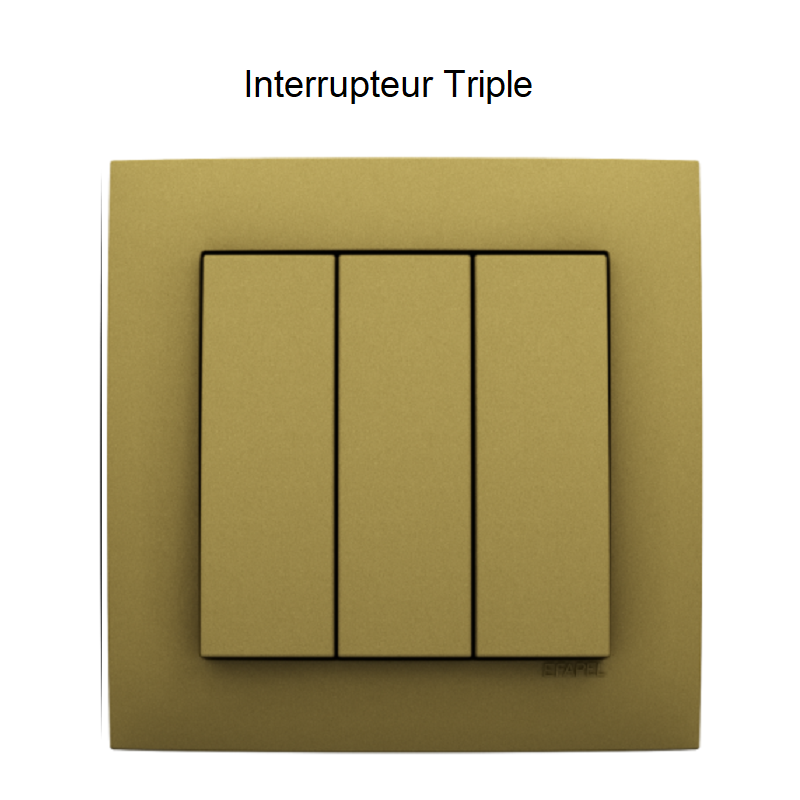 Interrupteur triple CDU