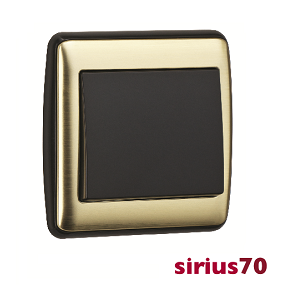 Les plaques, doigts et enjoliveurs Sirisu 70 EFAPEL