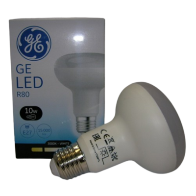 LED R80 10W 3000 kelvin GE 93041080