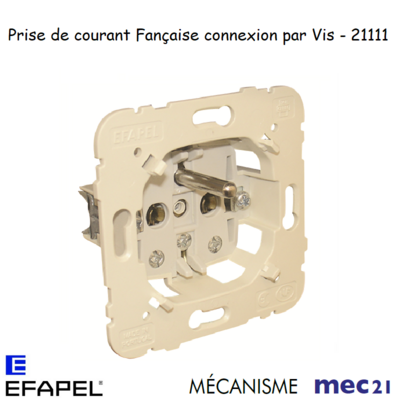 Mécanisme Prise de courant française mec 21111