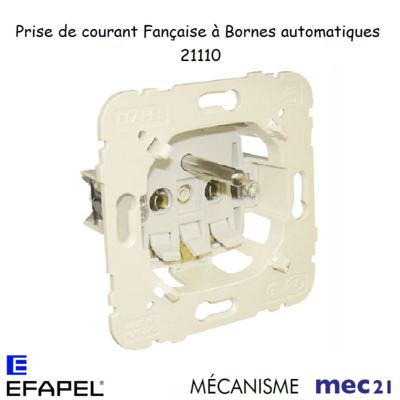 Mécanisme Prise de courant française mec 21110