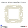 Adaptateur Quadro 45 pour appareillage à encastrer 45993