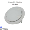 Boite de sol 4 modules 83002C-Blanc