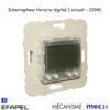 Mécanisme interrupteur horaire digital 1 circuitA mec 21041
