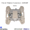 Mécanisme Prise de téléphone 4 conducteurs mec 21252SMF