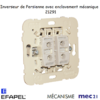 Mécanisme Inverseur de persienne avec enclavement mécanique mec 21291