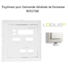 Enjoliveur pour commande générale de persienne Logus 90311TGE Glace