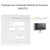 Enjoliveur pour commande générale de persienne Logus 90311TIS Gris