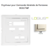 Enjoliveur pour commande générale de persienne Logus 90311TMF Ivoire