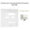 Enjoliveur pour commande générale de persienne Logus 90311TBR Blanc