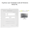 Enjoliveur pour commande loale de persienne Logus 90312TAL Alumine