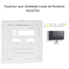 Enjoliveur pour commande loale de persienne Logus 90312TIS Gris