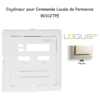Enjoliveur pour commande loale de persienne Logus 90312TPE Perle