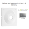 Enjoliveur pour poussoir à clé Logus 90351TAL Alumine