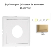 Enjoliveur pour détecteur de mouvement Logus 90401TDU Doré
