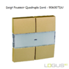 Doigt Quadruple LOGUS 90600TDU Doré