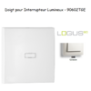 Doigt pour interrupteur lumineux LOGUS 90602TGE Glace