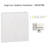 Doigt pour interrupteur avec symbole 2 ventillateurs LOGUS 90609TBR