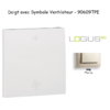 Doigt pour interrupteur avec symbole 2 ventillateurs LOGUS 90609TPE