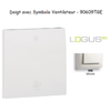 Doigt pour interrupteur avec symbole 2 ventillateurs LOGUS 90609TGE