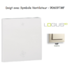 Doigt pour interrupteur avec symbole 2 ventillateurs LOGUS 90609TMF