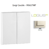 Doigt Double LOGUS 90611TMF Ivoire