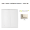 Doigt poussoir Double de persienne LOGUS 90612TMF Ivoire