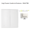 Doigt poussoir Double de persienne LOGUS 90612TBR Blanc