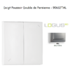 Doigt poussoir Double de persienne LOGUS 90612TAL Alumine