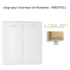 Doigt pour Inverseur de persienne LOGUS 90613TDU Doré
